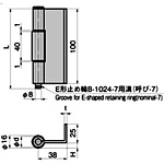 L 구부러진 경첩