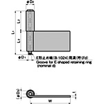 2관형 가공 경첩(L=65 W=60)