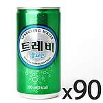 (법인영업) 트레비 플레인, 190ml, 90개 x3
