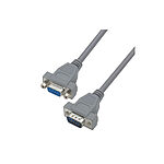 CABLE,MOLDED,DB9M/F,SHIELDED