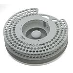 Sample rack 126x15+2x250mL