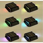 LED 태양광 스텝라이트 3구/6구 (노란불,RGB)