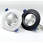 룩스램 LED COB 4인치 불투명 매입등 (10W)