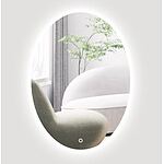 LED 3색 계란형 간접 거울조명