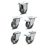 5인치 경하중용캐스터 (RE.F5-125-PSL-H-ESD)
