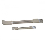 Curved end spatula