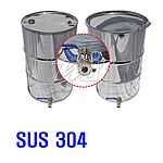 스텐 드럼통 (200L/1T/위생밸브 장착)