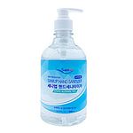 세니업 핸드세니타이저 펌프형 (70%/500ml/투명용기/라벨일반)