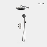 블랙 COLUMN (컬럼 시리즈)  매립샤워수전