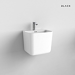 블랙 VELO (벨로 시리즈) 일체형 세면기