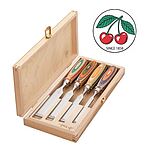 W.I.N.A.C. Firmer Chisel Set in wooden box