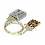 PCI-멀티 8포트 패널박스타입 RS232 시리얼 확장카드 (uPCI-800HB)