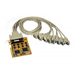 PCI-멀티 8포트 케이블타입 RS232 시리얼 확장카드 (uPCI-800LC)
