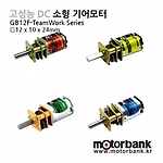 고성능 DC 소형 기어모터 (GM12F-TeamWork Green)