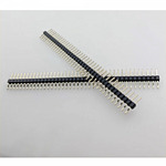 1열 40핀 Angle타입 2.54mm male 헤더 (SMD)