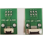 6핀 0.5mm 또는 1.0mm pitch FFC/FPC Cable 변환보드