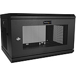 서버 랙/월 마운트 캐비닛/6U/2포스트/19인치/설치 깊이 37.5m/적재 중량 90kg/메쉬 패널/선반판 열쇠 부착/EIA/ECA-310-E IT 준거/네트워크 기기 수납용 데이터 센터 랙