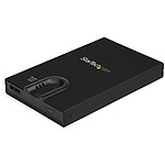 외장 2.5인치 HDD/SSD 케이스 지문 인증 기능 SATA 대응 하드 디스크 케이스 USB-C/USB-A 대응 기기와 접속