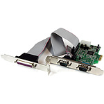 시리얼 2포트/병렬 1포트 증설 PCI Express 인터페이스 카드(16550 UART 대응) 2x DB9 수컷/1x DB25 암