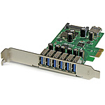 7포트 USB 3.0 증설 PCI Express 인터페이스 카드 표준 & 로우 프로파일 규격에 대응