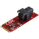 U.2 (SFF-8643) - M.2 PCI Express 4.0 x4 호스트 어댑터 카드 / 2.5인치 U.2 NVMe SSD 지원