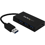 4 포트 USB 3.0 허브 USB A - 3x USB A / 1x USB-C 전원 어댑터 포함