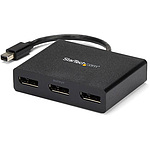 3포트 MST 허브 Mini DisplayPort - 3x DsiplayPort 멀티 모니터 스플리터 4K 대응 Windows만 대응