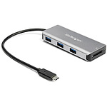 3 포트 USB Type-C 허브 SD 카드 리더 포함 10Gbps 3x USB-A 25cm 호스트 케이블