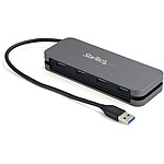 4포트 USB 3.0 허브/USB-A - 4x USB-A/SuperSpeed 5Gbps USB 3.1 Gen 1 대응 Type-A 허브/USB 버스 파워/28 cm케이블