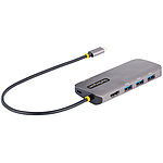 멀티포트 어댑터/USB Type-C/USB 3.2 Gen1/싱글 모니터/4K60Hz HDMI/100W USB PD/3x USB-A 허브/GbE/USB Type-C 허브 노트북용 휴대용 미니 독