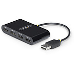 USB 2.0 허브/4포트/480Mbps/버스 파워/과전류 보호(OCP)/경량 콤팩트/멀티포트 휴대용 USB Type-A 증설 확장 허브