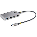 USB 허브/USB Type-A 연결/4포트/4x USB-A/USB 3.2 Gen 1 5Gbps/버스 파워/1x Micro USB 보조 전원 포트/30cm 긴 케이블/고속 전송 경량 모델