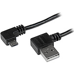 L형 우향 마이크로 Micro USB 케이블 수/수 1m