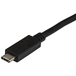 USB 케이블/USB 3.2 Gen 2 Type-A - Type-C/50cm/10Gbps/수컷 수컷/블랙/충전 & 데이터 전송 동기화/USB 3.2 Gen 2/타입 C 커넥터