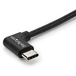 L형 USB-C 케이블 1m 수/수 USB 2.0 준거