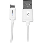 1m iPhone/iPod/iPad 대응 Apple Lightning-USB 케이블 화이트 Apple MFi 인증 취득 라이트닝 8핀(수)-USB A(수)