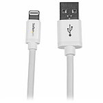 2m iPhone/iPod/iPad 대응 AppleLightning-USB 케이블 화이트 Apple MFi 인증 취득 라이트닝 8핀(수)-USB A(수)