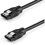 SATA 라운드 케이블 래치 부착 시리얼 ATA 케이블 6Gbps 대응