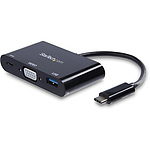 USB type-C 연결 VGA 변환 어댑터 USB PD 대응 1x USB-A 포트