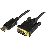 DisplayPort - DVI 변환 케이블/1.8m/1080p 비디오 대응/DP - DVI-D(싱글 링크) 변환 어댑터