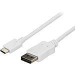 USB Type-C - DisplayPort 변환 케이블 1.8m 4K/60Hz 화이트