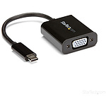 USB-C - VGA 디스플레이 변환 어댑터/1920x1200(1080p)/DP Alt 모드/Thunderbolt 3 대응/USB Type-C PC에서 VGA 모니터 프로젝터로 변환 커넥터