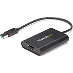 USB 3.0 - DisplayPort 변환 어댑터/4K30Hz/멀티 모니터 대응/USB Type-A 접속/Windows만/블랙/USB - DP 모니터 변환 커넥터/디스플레이 컨버터