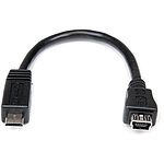 15cm Micro USB - Mini USB 변환 어댑터 케이블 남성/암