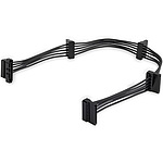 시리얼 ATA 전원 4분기 케이블 SATA 전원(수) - 4x SATA 전원(암)