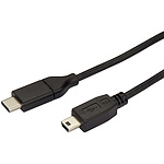 USB-C - USB mini-B 케이블 수/수 2m USB 2.0 케이블