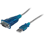 USB - RS232C 직렬 변환 케이블/43cm/스트레이트/1x D-Sub 9 핀/수컷-수컷/DB9 직렬 컨버터 어댑터
