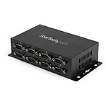8 포트 USB-RS232C 변환 허브 USB-시리얼 D-Sub9 핀 (x 8) 컨버터/ 변환 어댑터 업무용 DIN 레일/ 벽걸이 장착 가능
