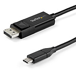 USB-C - DisplayPort 1.4 변환 케이블/1m/양방향 변환 대응/8K60Hz/HBR3, HDR, DSC 대응/USB 타입 C - DP Alt 모드/디스플레이 어댑터 케이블