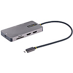 멀티 포트 어댑터/USB Type-C 연결/듀얼 모니터/4K HDMI/100W USB PD/2x USB-A 허브/GbE/SD 카드 리더